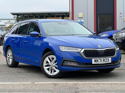 Used Skoda Octavia SE L 116 HP (85 kW) 2021 Blue Estate