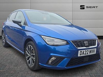 Used Seat Ibiza XCELLENCE 94 HP (69 kW) 2022 Blue Hatchback