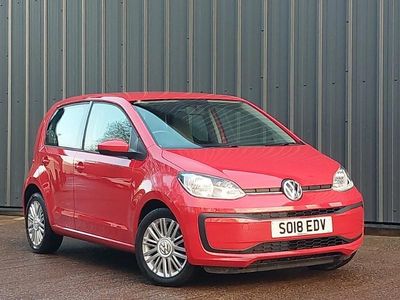 Red Used 2018 VW up! move up! Hatchback | £6,998 (Fair price)