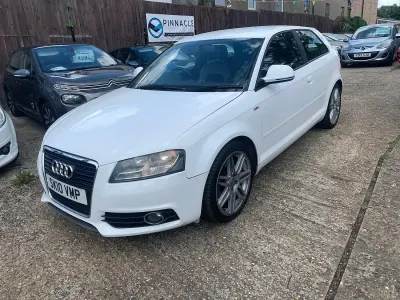 Used Audi A3 S-Line 2010 White Hatchback