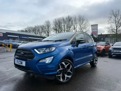 Used Ford Ecosport ST-Line 125 HP (91 kW) 2018 Blue SUV