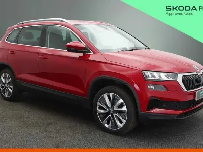 Used Skoda Karoq SE L 150 HP (110 kW) 2023 Red SUV