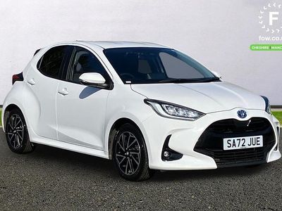 Used Toyota Yaris Hybrid Design 2022 White Hatchback