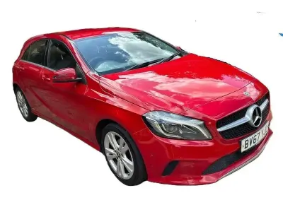 Used Mercedes A180 Premium 109 HP (80 kW) 2017 Red Hatchback