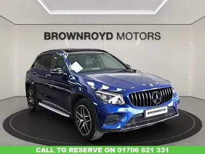 Second-hand Mercedes GLC220 AMG 170 CP (125 kW) 2019 Albastru Break