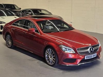 Red Used 2016 Mercedes CLS220 AMG line Sedan | £16,900 (A bit pricey)