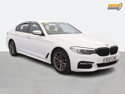 White Used 2018 BMW 520 M Sport Sedan | £19,895 (Fair price)