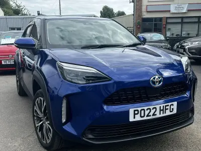 Used Toyota Yaris Design 2026 Blue Hatchback