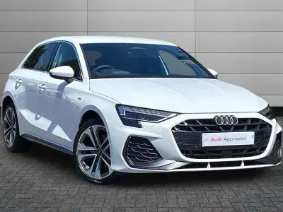 New Audi A3 Sportback e-tron S-Line 201 HP (147 kW) 2026 Arkona white Hatchback