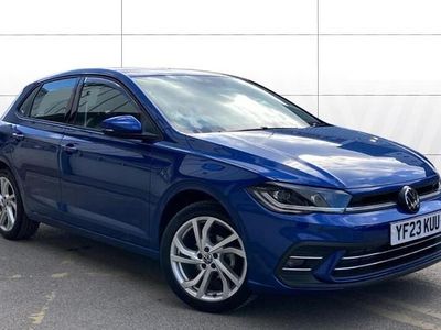 Used VW Polo Style 95 HP (69 kW) 2023 Blue Hatchback