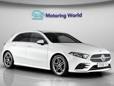Used Mercedes A200 AMG line 161 HP (118 kW) 2018 White Hatchback