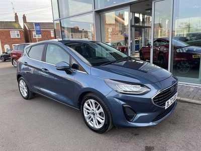 Used Ford Fiesta Titanium 125 HP (91 kW) 2023 Blue Hatchback
