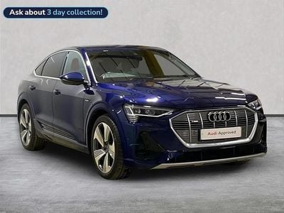 Used Audi e-tron Sportback S-Line 300 kW (408 HP) 2022 Blue SUV