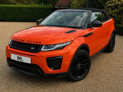 Used Land Rover Range Rover evoque HSE Dynamic 180 HP (132 kW) 2016 Orange Cabriolet