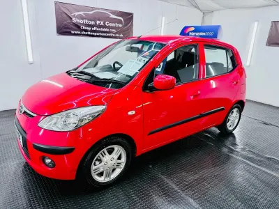 Käytetty Hyundai i10 Comfort 78 HP (57 kW) 2010 Punainen Viistoperä