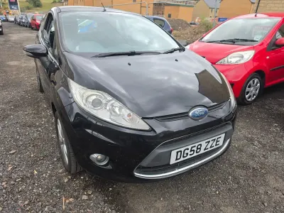 Used Ford Fiesta Zetec 82 HP (60 kW) 2008 Black Hatchback