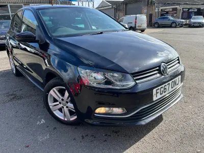 Used VW Polo Edition 90 HP (66 kW) 2017 Black Hatchback