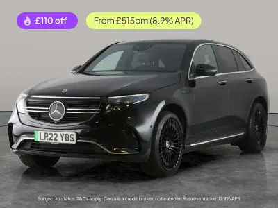 Used Mercedes EQC400 AMG line 300 kW (408 HP) 2022 Black SUV