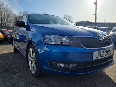 Used Skoda Rapid Sport 105 HP (77 kW) 2015 Blue Hatchback