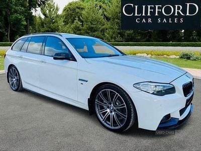 White Used 2015 BMW 520 M Sport Estate | £10,995 (Expensive)