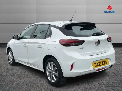 Used Vauxhall Corsa 73 HP (53 kW) 2021 White Hatchback