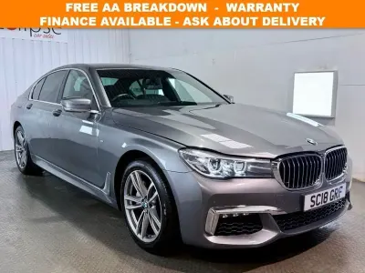 Begagnad BMW 730 M Sport 265 HK (194 kW) 2018 Grå Sedan