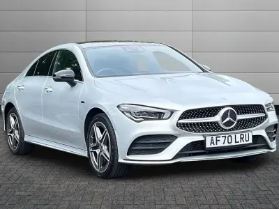 Used Mercedes CLA250 AMG Line Premium Plus 218 HP (160 kW) 2020 Silver Coupe