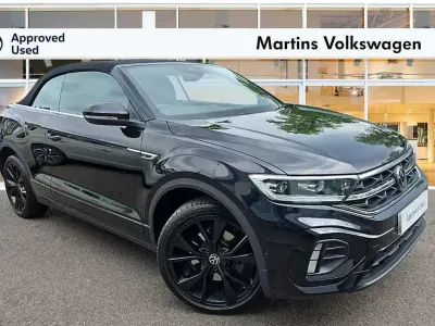 Gebraucht VW T-Roc Cabriolet R-line 150 PS (110 kW) 2025 Schwarz Cabrio