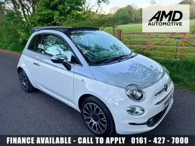Begagnad Fiat 500C Collezione 69 HK (50 kW) 2019 Vit Cab