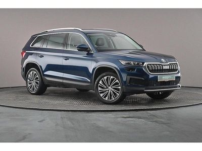 Used Skoda Kodiaq SE L Executive 147 HP (108 kW) 2022 Petrol blue metallic SUV