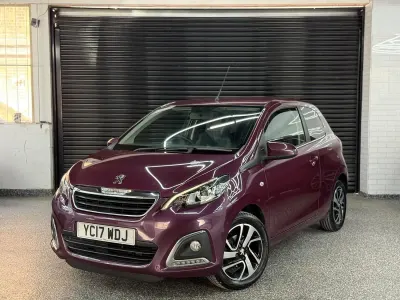 Used Peugeot 108 Allure 82 HP (60 kW) 2017 Purple Hatchback