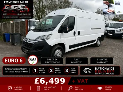 Used Citroën Relay 140 HP (102 kW) 2021 White Van