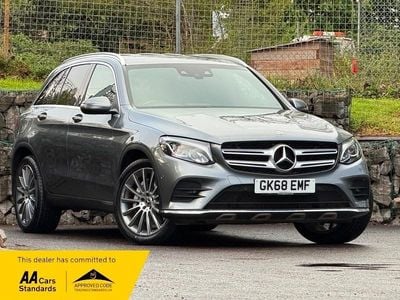 Used Mercedes GLC250 AMG line 204 HP (150 kW) 2018 Selenite grey metallic SUV
