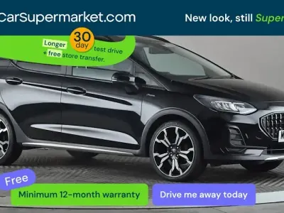 Begagnad Ford Fiesta Active X 101 HK (74 kW) 2023 Svart Halvkombi