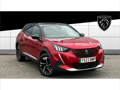 Used Peugeot e-2008 GTi 100 kW (136 HP) 2023 Red SUV