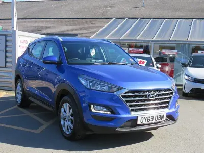 Używany Hyundai Tucson SE 132 KM (97 kW) 2019 Niebieski SUV