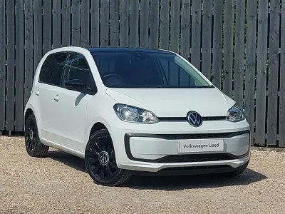 Used VW up! Black Edition 65 HP (47 kW) 2021 White Hatchback