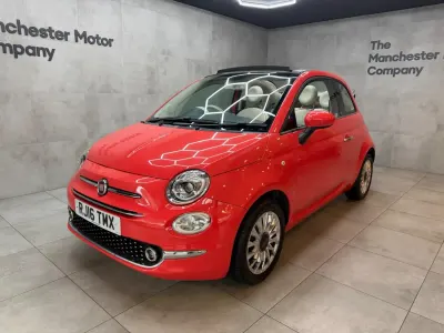 Begagnad Fiat 500C Lounge 85 HK (62 kW) 2016 Rosa Cab