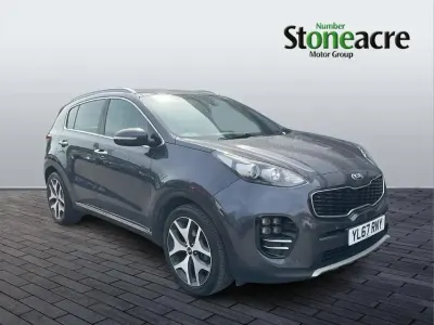 Used Kia Sportage GT-Line 174 HP (127 kW) 2018 Silver SUV