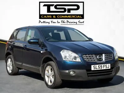 Usado Nissan Qashqai Acenta 113 HP (83 kW) 2009 Azul SUV