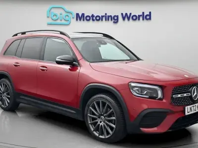 Used Mercedes GLB200 AMG line 163 HP (119 kW) 2022 Red SUV