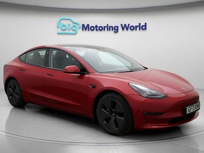 Red Used 2021 Tesla Model 3 Long Range AWD Sedan | £18,200 (Fair price)