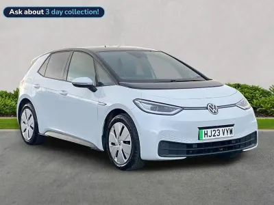 Used VW ID.3 Pro Performance 150 kW (204 HP) 2023 White Hatchback