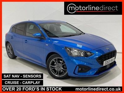 Used Ford Focus ST-Line 120 HP (88 kW) 2019 Blue Hatchback