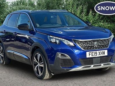 Used Peugeot 3008 GT-line 131 HP (96 kW) 2019 Blue SUV