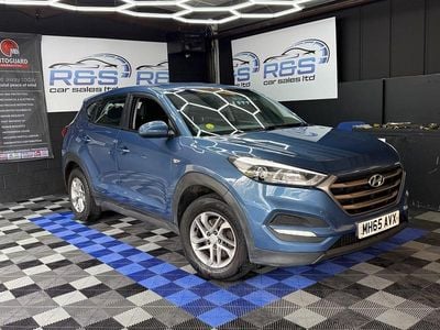 Used Hyundai Tucson 116 HP (85 kW) 2016 Blue SUV