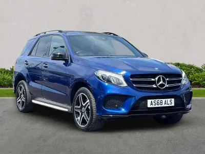 Used Mercedes GLE350 AMG 258 HP (189 kW) 2018 Blue SUV