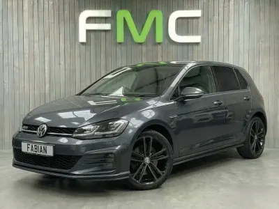Used VW Golf VII GTD 184 HP (135 kW) 2018 Blue Hatchback