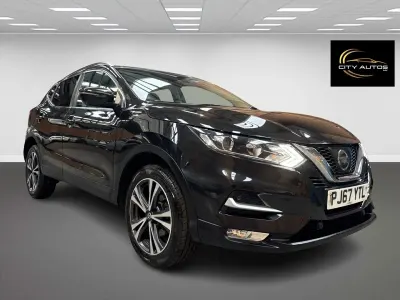 Used Nissan Qashqai N-Connecta 110 HP (80 kW) 2017 Black SUV