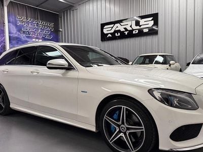 Used Mercedes C350e AMG line 294 HP (216 kW) 2017 White Estate